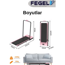 FG-380 2025 Katlanabilir Yürüme ve Koşu Bandı – Uzaktan Kumandalı, 8 Km Hız ,120 kg Taşıma Kapasite