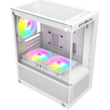 Strong Berry Beyaz 3x 120MM Argb Matx Gaming Bilgisayar Kasası Powersız