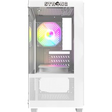 Strong Berry Beyaz 3x 120MM Argb Matx Gaming Bilgisayar Kasası Powersız