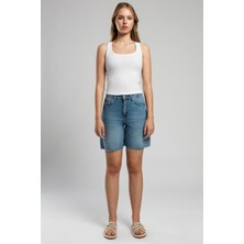 Raina Kadın %100 Pamuk O Yaka Atlet Beyaz