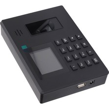 Creatorally Parmak Izi Katılım Makinesi 360 Derece Parmak Izi Tanıma Sesli Komut Ofis Çalışanı Zaman Saati 100‑240V Ab Fişi (Yurt Dışından)