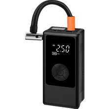 Auhma A6699 Kablosuz Dijital Araç Hava Kompresörü | 150 Psı | 4000MAH | 4 USB | LCD Ekranlı & LED Işıklı Şarjlı Şişirme Pompası