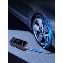 Auhma A6699 Kablosuz Dijital Araç Hava Kompresörü | 150 Psı | 4000MAH | 4 USB | LCD Ekranlı & LED Işıklı Şarjlı Şişirme Pompası