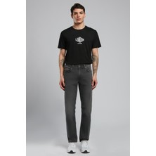Lee Cooper Jagger Erkek Slım Straıght Dar Kesim Normal Bel Düz Paça Jean Pantolon Antrasit