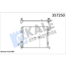 Radyatör Nissan Qashqai Ii J11 1.5 Dci 2013-KADRAJ 1.6 Dci 2015 Al/brz Dpmah