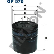 Yağ Filtresi Chevrolet Captiva 2.4 06-, 2.4 4WD 06-, Evanda 2.0 05-, Lacetti 1.4 16V 05-, 1.6-1.8 05-, Rezzo Mpv 1.6-2.0 05-, Zafira 2.0 01-12, Lada Vega 2.0 I 96-00, Opel Ascona C Hb  1.3 N 81 Dpmah