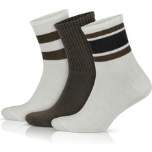 Pamuklu Renkli Kolej Çorabı