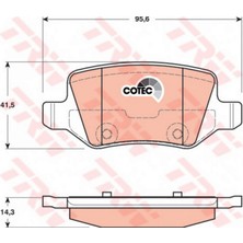 Fren Balatasi Arka Mercedes-Benz A Serisi A 160 97-04, A 190 99-04, A 210 01-04, A 170 Cdi 01-04, A 160-180-200 Cdi 04-12 Dpmah