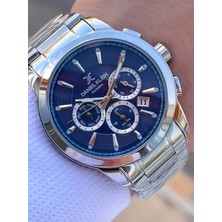 Daniel Klein Çelik Kordon Kronometreli Kadran Tasarımı 3 Atm Suya Dayanıklı Erkek Kol Saati 14031.3