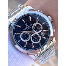 Daniel Klein Çelik Kordon Kronometreli Kadran Tasarımı 3 Atm Suya Dayanıklı Erkek Kol Saati 14031.2