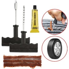Tekerlek Lastik Tubeless Için Tamir Seti Kiti Fitil ve Solüsyon 6 Parça Acil Yardım Ekipmanı Seti