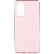 Galaxy S20 Fe Kılıf Mkst Premier Silikon Kapak-Rose Gold