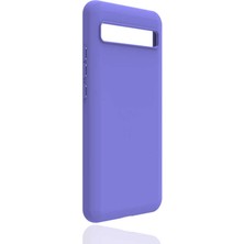 Maks Technology TCL 10 Plus Kılıf Mkst Biye Silikon-Lila
