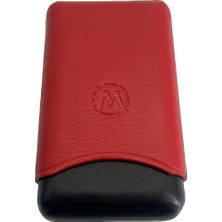 Montes 55 Ring Kırmızı/siyah Üçlü Puro Kılıfı