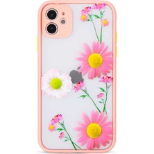 Maks Technology iPhone 12 Mini Kılıf Mkst Fily Kapak-Pembe