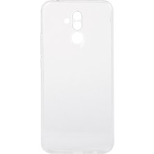 Maks Technology Huawei Mate 20 Lite Kılıf Mkst Kamera Korumalı Süper Silikon Kapak-Renksiz