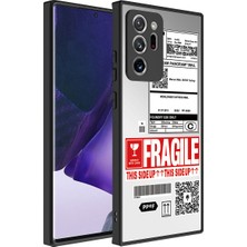 Maks Technology Galaxy Note 20 Ultra Kılıf Aynalı Desenli Kamera Korumalı Parlak Mkst Mirror Kapak-Fragile