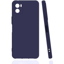Maks Technology Vivo Y15S Kılıf Mkst Biye Silikon-Lacivert