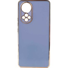 Maks Technology Huawei Honor 50 Kılıf Mkst Bark Kapak-Mavi Açık