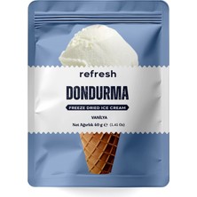 Refresh Chips Freeze Dry Vanilyalı Dondurma - Dondurularak Kurutulmuş Dondurma - 30GR
