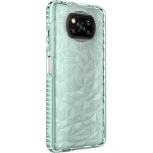 Maks Technology Poco X3 Kılıf Mkst Buzz Kapak-Yeşil