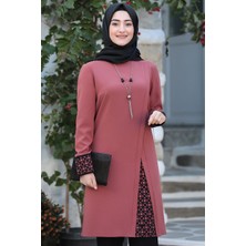 Esilanur Asya Tesettür Takım Gül Kurusu