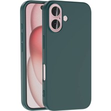 Maks Technology iPhone 16 Kılıf Mkst Lsr Lansman Kapak-Yeşil