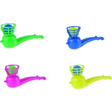 Oyuncak Uçan Top Üflemeli 4 Lü Set 10 cm