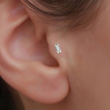 14 Ayar Altın Baget Tragus Piercing