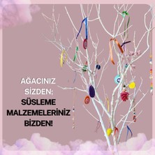 3 Adet El Yapımı Asmalı Nazar Boncuğu, Duvar Dekorasyon Ürünleri, Ev, Balkon, Bahçe ve Ağaç Süsü