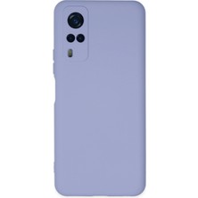 Newface Vivo Y53S Kılıf Nano Içi Kadife Silikon - Lila Drstr