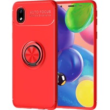 Maks Technology Galaxy A01 Core Kılıf Mkst Ravel Silikon Kapak-Kırmızı