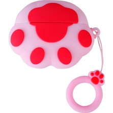 Maks Technology Airpods Pro 2 Uyumlu Mkst Tpu Kabartma Figürlü Ipli Airbag 37 Silikon KILIF-NO33