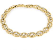 14K Altın Kaplama Çelik Bileklik