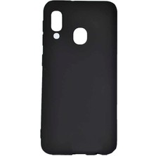 Maks Technology Galaxy A40 Kılıf Mkst Premier Silikon Kapak-Siyah