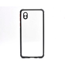 Maks Technology Galaxy A01 Core Kılıf ​​mkst Kaff Kapak-Siyah