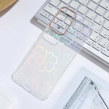 Maks Technology Redmi Infinix Note 11 Pro Plus 5g Kılıf Mkst Sidney Desenli Sert Kapak-Flower No3