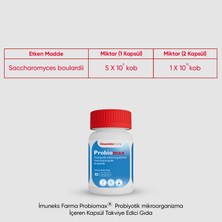 Imuneks Farma Probiomax Probiyotik Mikroorganizma Içeren Kapsül Takviye Edici Gıda 10 Kapsül x 2 Adet