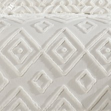 Solinas Collection Larin Krem Çift Kişilik Ince Pike Yatak Örtüsü (250 cm x 250 Cm)