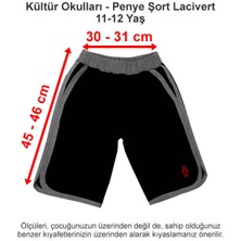 Kültür Okulları-Kültür 2000 Koleji Penye Şort Lacivert 11-12 Yaş