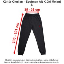 Kültür Okulları-Kültür 2000 Koleji Eşofman Alt Koyu Gri Melanj S