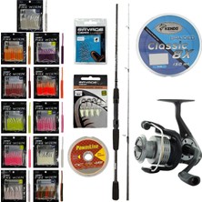 Yek Outdoor Yekoutdoor Fireworm Lrf Seti Okuma Wave Power 213 cm 0-8 gr Lrf Kamışı&okuma Revenger Rv-25 Fd Olta Makinesi