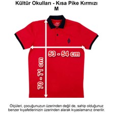 Kültür Okulları-Kültür 2000 Koleji Kısa Pike Kırmızı M