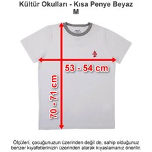 Kültür Okulları-Kültür 2000 Koleji Kısa Penye Beyaz M