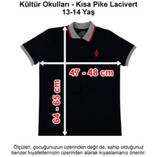 Kültür Okulları-Kültür 2000 Koleji Kısa Pike Lacivert 13-14 Yaş