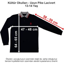 Kültür Okulları-Kültür 2000 Koleji Uzun Pike Lacivert 13-14 Yaş