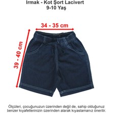 Irmak Okulları Kot Şort Lacivert 9-10 Yaş
