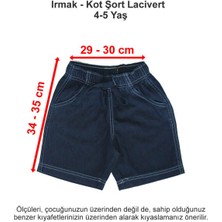 Irmak Okulları Kot Şort Lacivert 4-5 Yaş