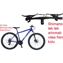 Salcano Ng Team 200-24 27HD 18 Kadro 24 Vites Hidrolik Disk Fren Dağ Bisikleti (170 cm Üstü Boy)