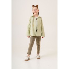 Kız Çocuk Ikili Müslin Gömlek Ikili Takım